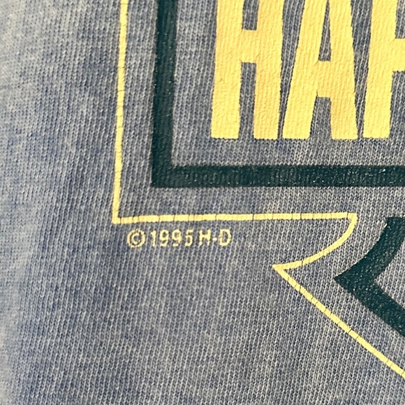 Vintage 90s Harley-Davidson Henley T-Shirt Sz XL Southern Nevada Las Vegas - Picture 6 of 6